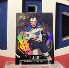 Jordan Kyrou 2022-23 - Black Rainbow #73 Allure Upper Deck